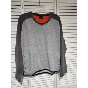 Zella Athleisure Two Tone Crew Neck Long Sleeve Sweatshirt Women's Size L/XL